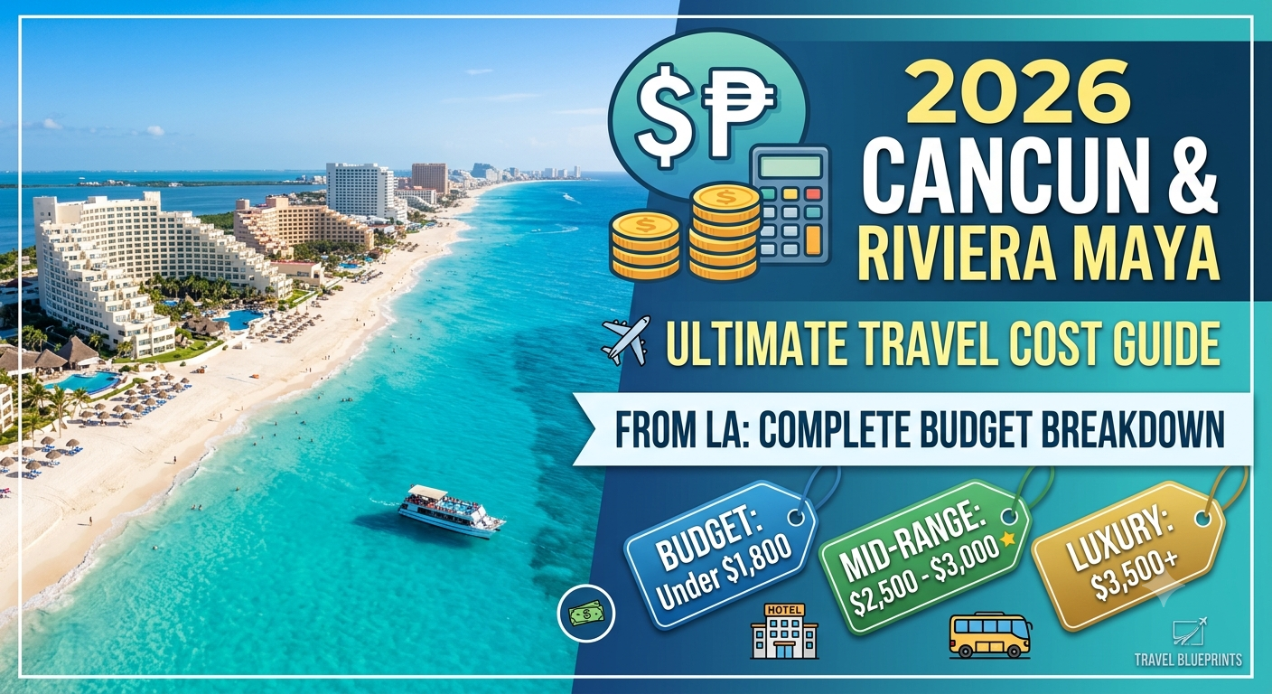 📊 2026 Cancun & Riviera Maya Travel Cost Blueprint: Complete Budget Breakdown Departing from LA